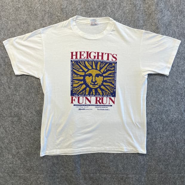 90s USA Vintage Hanes Heights Fun Run