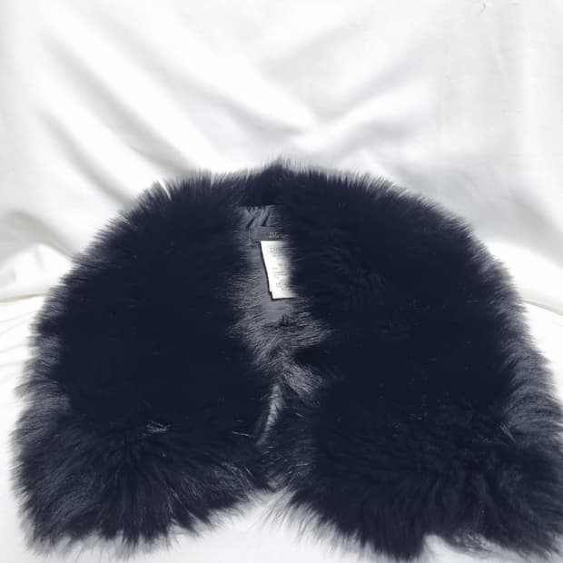 지고트 폭스퍼 블랙 넥워머 목도리