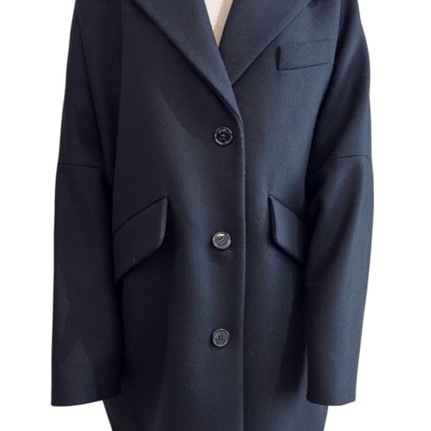MM6 MARGIELA Oversized Coat- BL