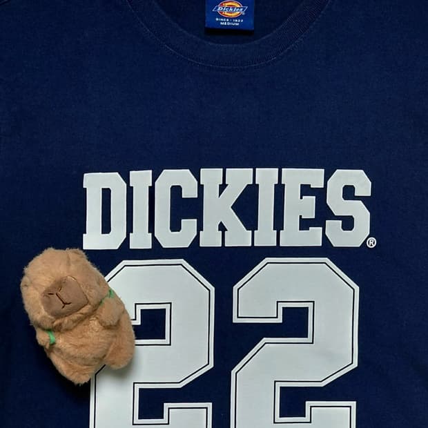[M] 디키즈(Dickies) 넘버링 22 반팔 티셔츠 (네이비)