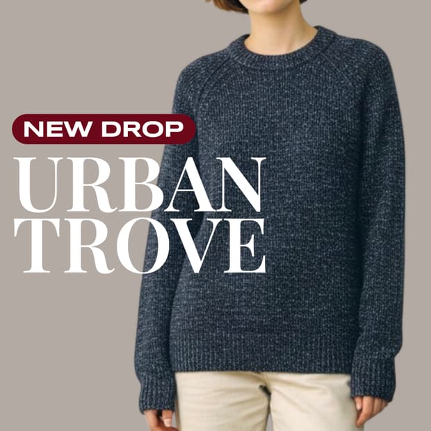 마시모두띠 익스클루시브 멜란지 라운드 니트 S