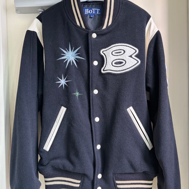 Bott teddy varsity jacket