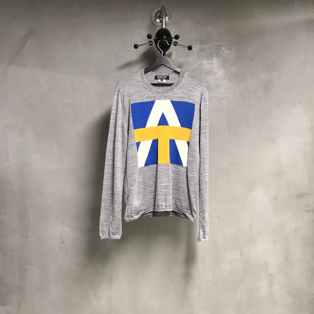 꼼데가르송 옴므 듀스 니트 M