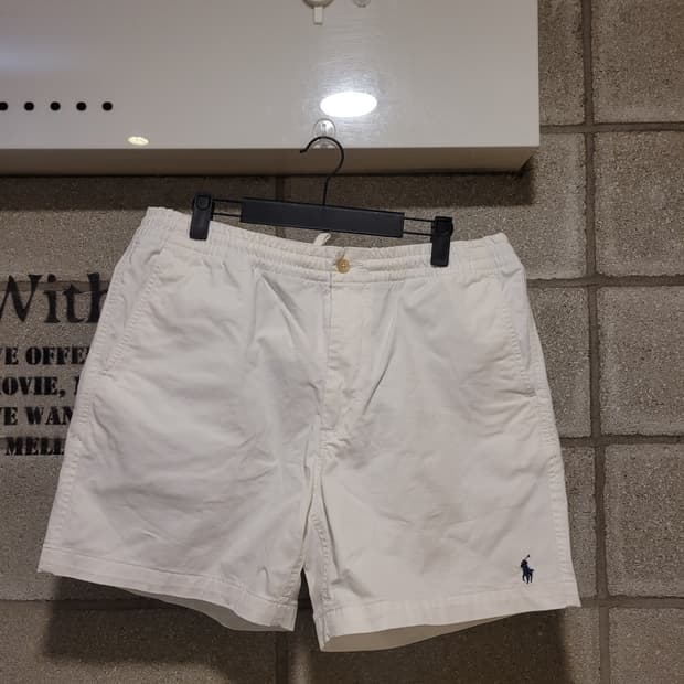 폴로 랄프로렌 자수포니 반바지 L