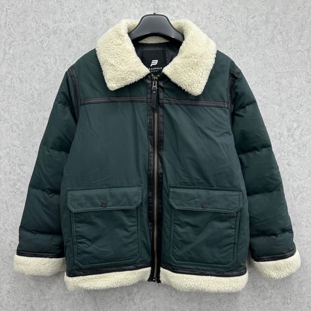 95 빈폴 남자 구스다운 무스탕 패딩