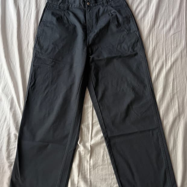 [30]스투시 워크팬츠 워시드 네이비