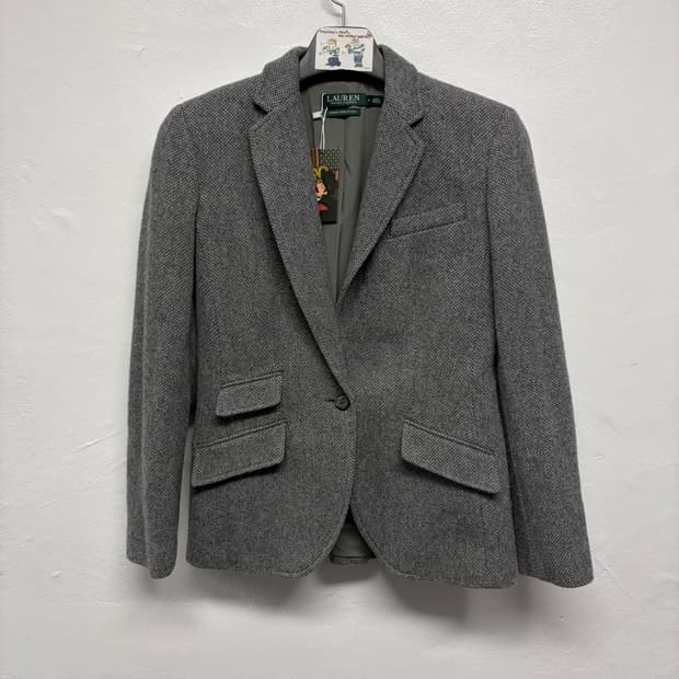 폴로 랄프로렌 트위드 울 자켓