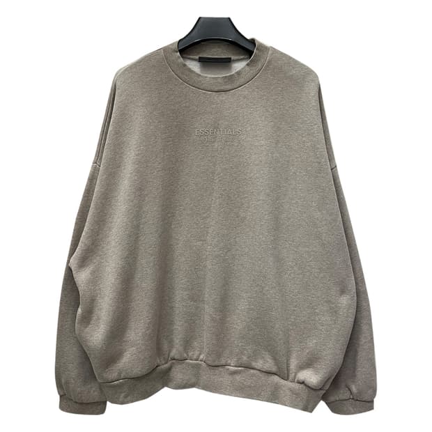 23FW 피어오브갓 에센셜 크루넥 코어 헤더 맨투맨 XL