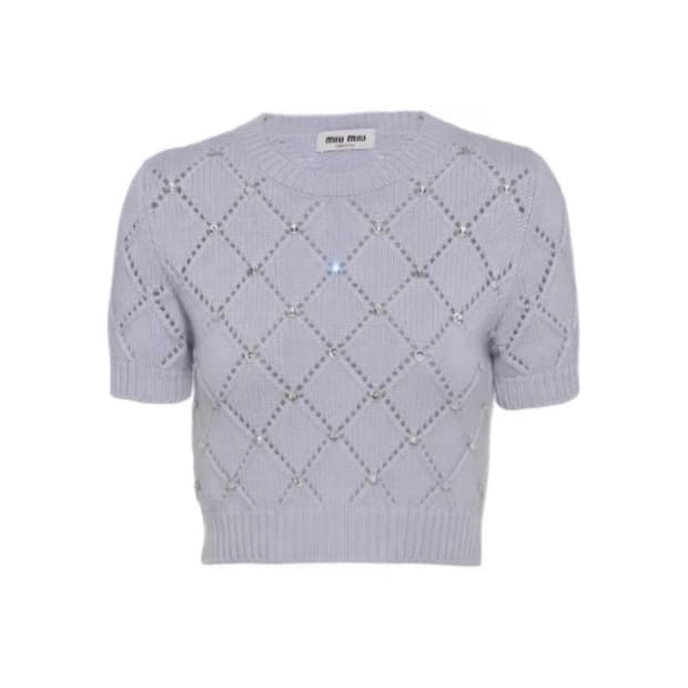미우미우 보석 니트 38