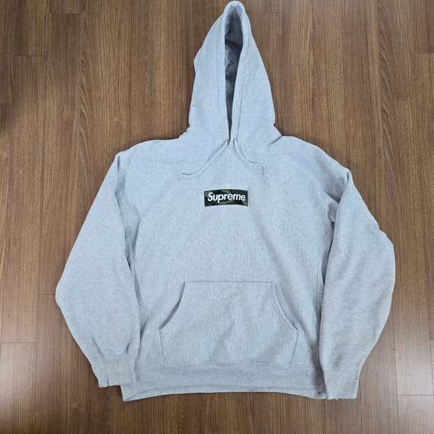 (XL) 슈프림 박스로고 카모 후드 티셔츠 23FW