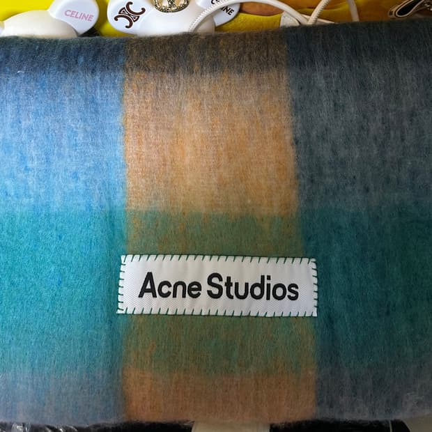 아크네 스튜디오 모헤어울체크 머플러 남여공용