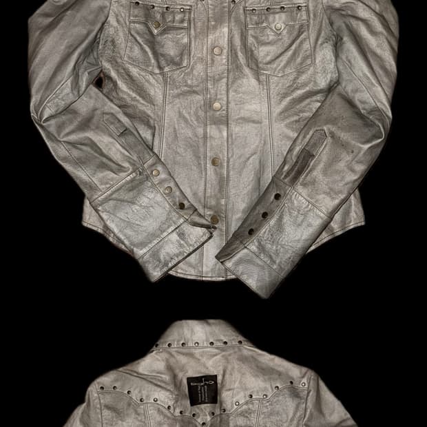 Western leather shirts