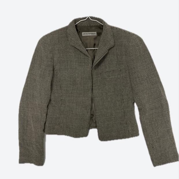 엠페이로 아르마니 크롭 자켓 38