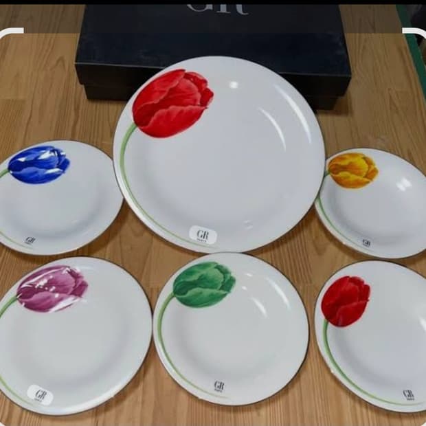 (새제품)Georges Rech Paris 튤립 식기