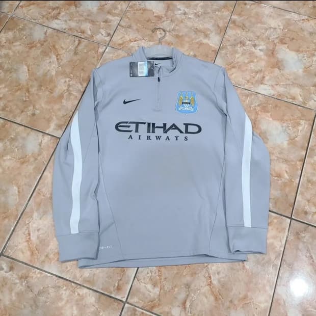 나이키 13 14 맨시티 지급용 1/4집업 트레이닝