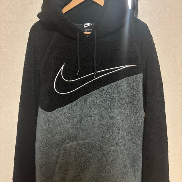 [서울 직거래] 나이키 스우시 후리스 후드티 XL
