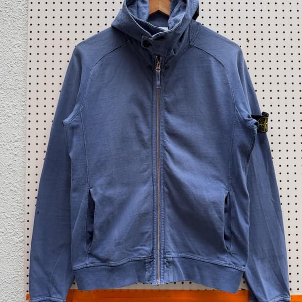 FADED STONE ISLAND HIGHNECK 스톤아일랜드 집업자켓