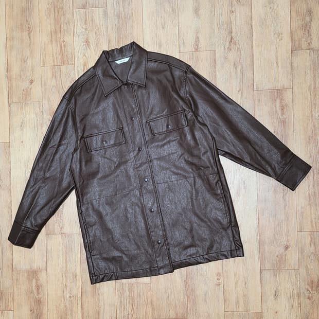 ARE YOU 레더 셔츠자켓 프리사이즈 새상품