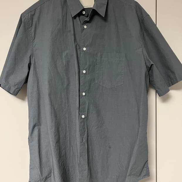 포터리 반팔셔츠 2사이즈 딥레이크