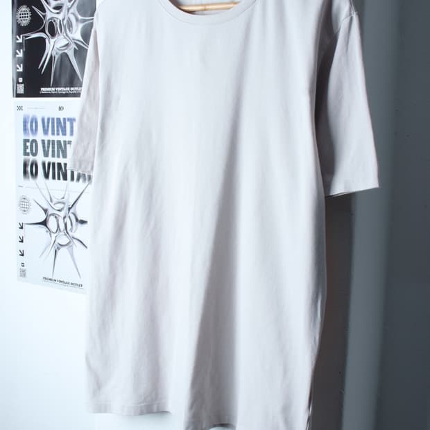 (2XL) 자라 반팔 티셔츠 빅사이즈 샌드 무지 기본-H31727