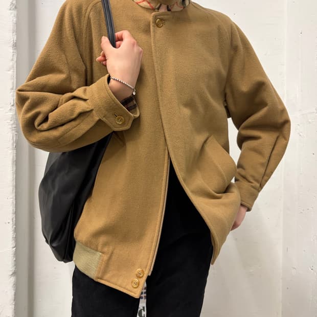 버버리 울 블루종