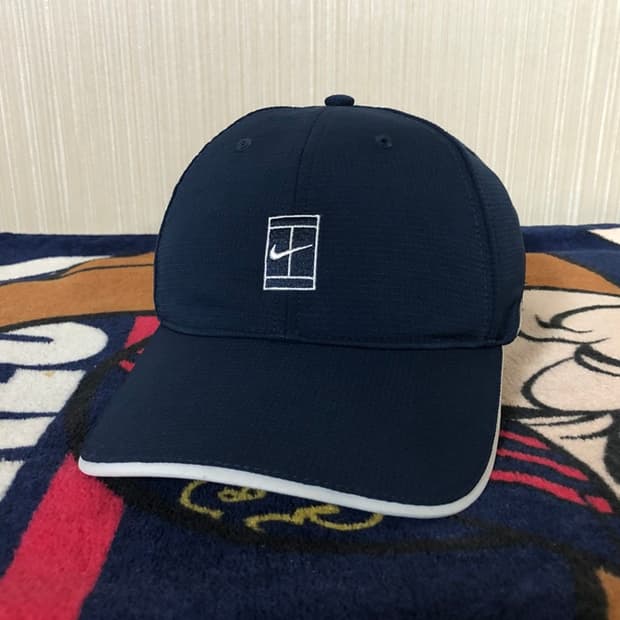 나이키 테니스코트 드라이핏 모자/캡 네이비