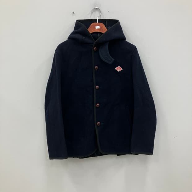 단톤 네이비 후드 더플 코트 36