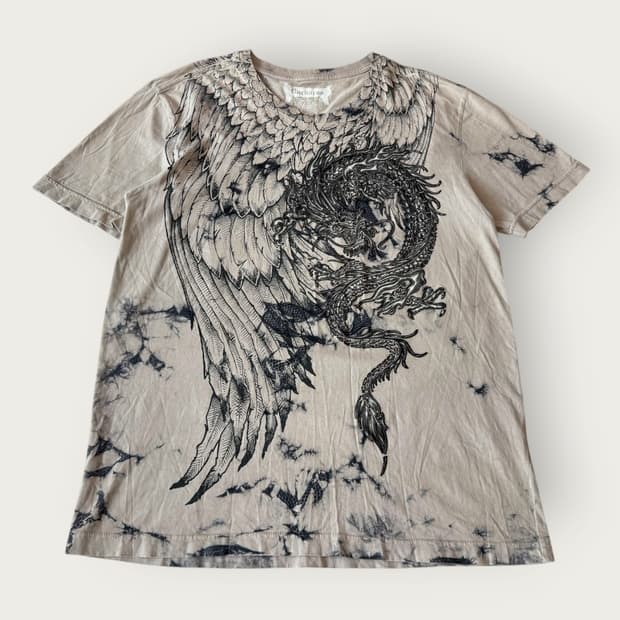 버커루 드래곤 바이타투 티셔츠 XL