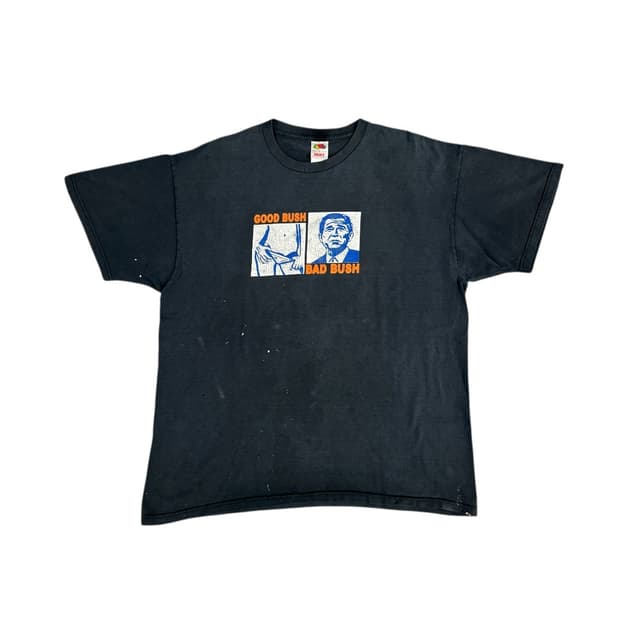빈티지 부시 패러디 유머 티셔츠 Bush Parody Tee