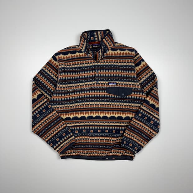 (103) 파타고니아 아즈텍 신칠라 스냅 플리스 풀오버
