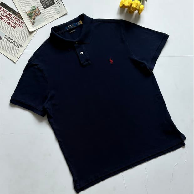 Polo 폴로랄프로렌 QR 네이비 PK 카라티