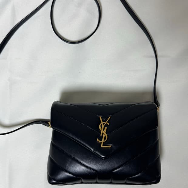 생로랑 루루 금장 토이 크로스백