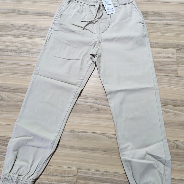 스파오조거팬츠면바지30사이즈베이지