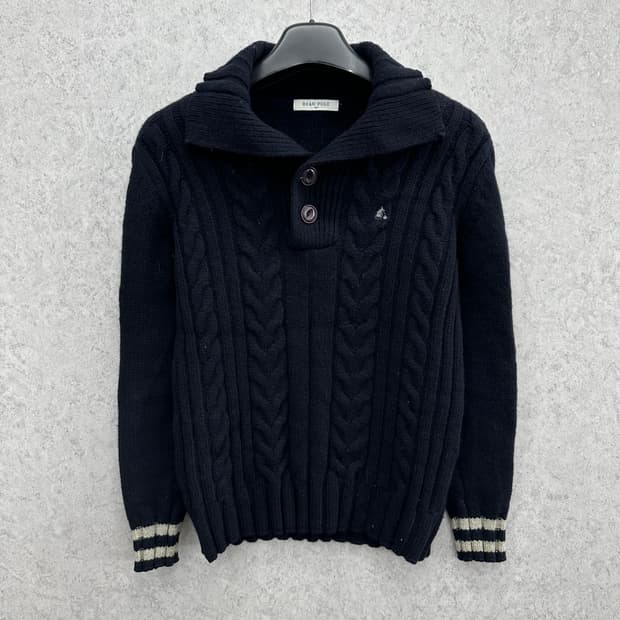 95 빈폴 여자 꽈배기 풀오버 울 니트