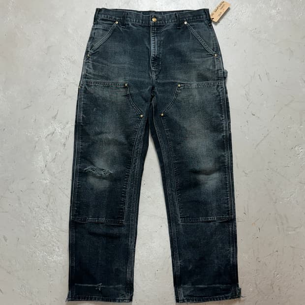 OG USA Made 칼하트 B01 더블니 팬츠 칼하트 썩블니