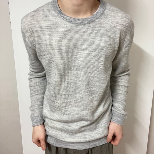 SOLID HOMME GRAY KNIT