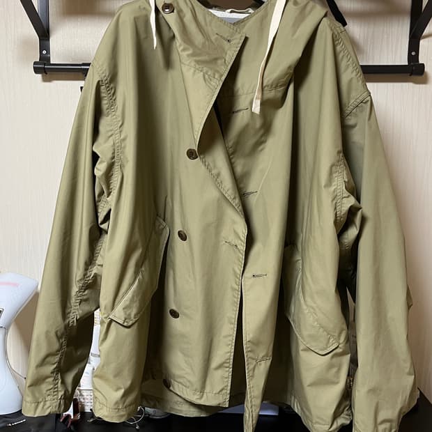 나나미카 23aw 후디드 자켓 카키 L