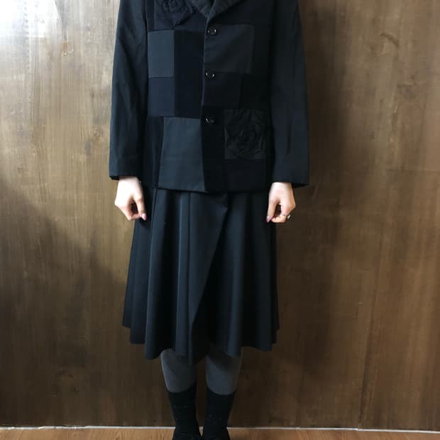 Comme des garcons 플라워 패치 블레이저 M
