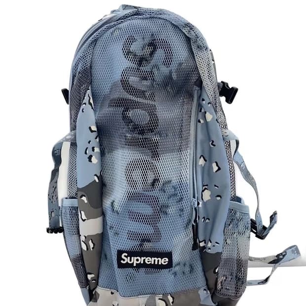 슈프림 백팩 블루 초콜릿 칩 카모 - 20SS