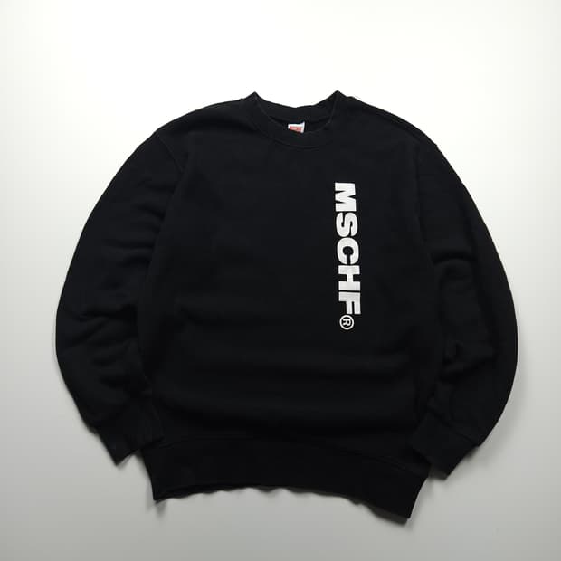 미스치프 레터링 빅로고 박시핏 맨투맨 (L)