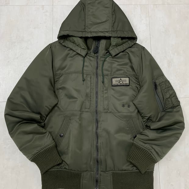 알파인더스트리 후드 항공점퍼 #131