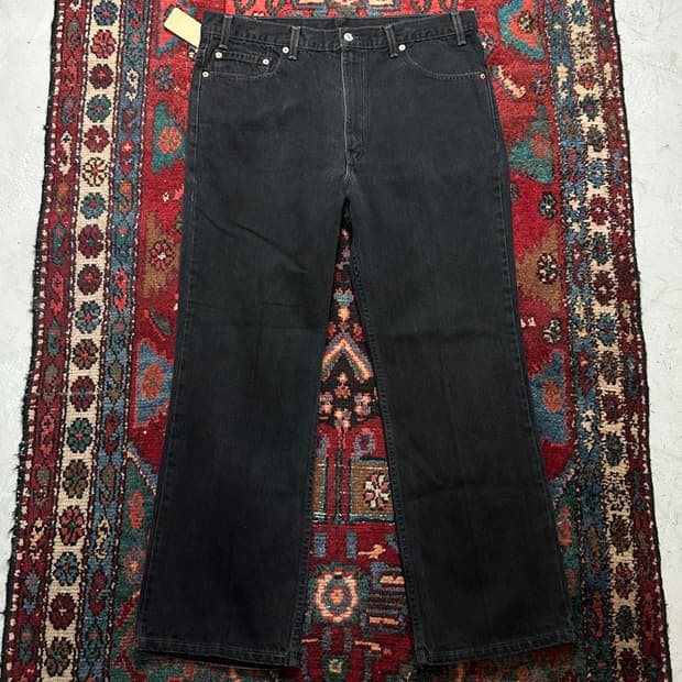 90's USA Made 리바이스 517 블랙 부츠컷 플레어진