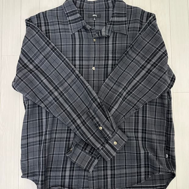 [XL] 스투시 플란넬 셔츠