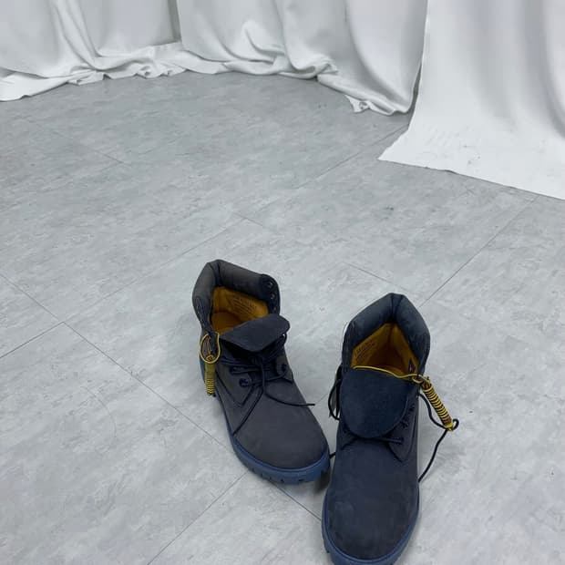 Timberland navy work boots