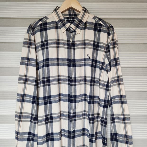 헤지스 체크 셔츠 110