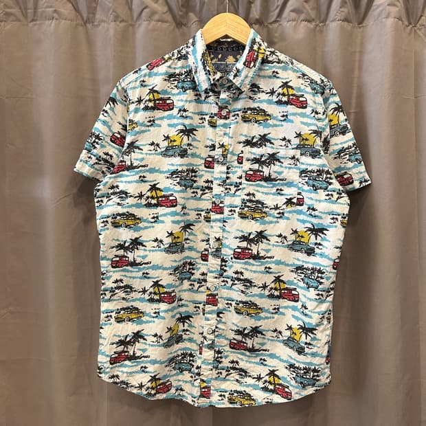 [M] 헌팅턴 빈티지 하와이안 반팔 셔츠