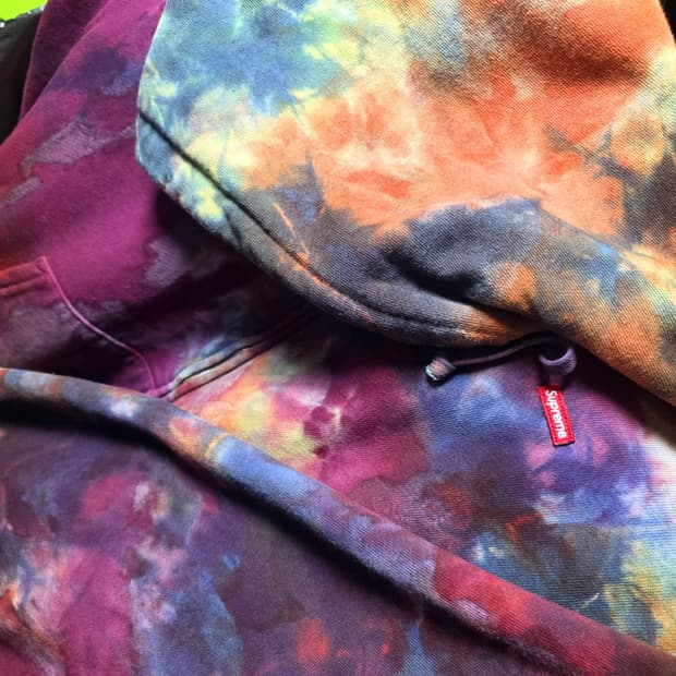 슈프림 오버다이드 스몰박스 후드집업 xl