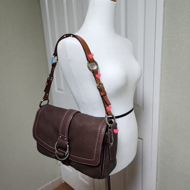 ##희귀템) 코치 레더 숄더백