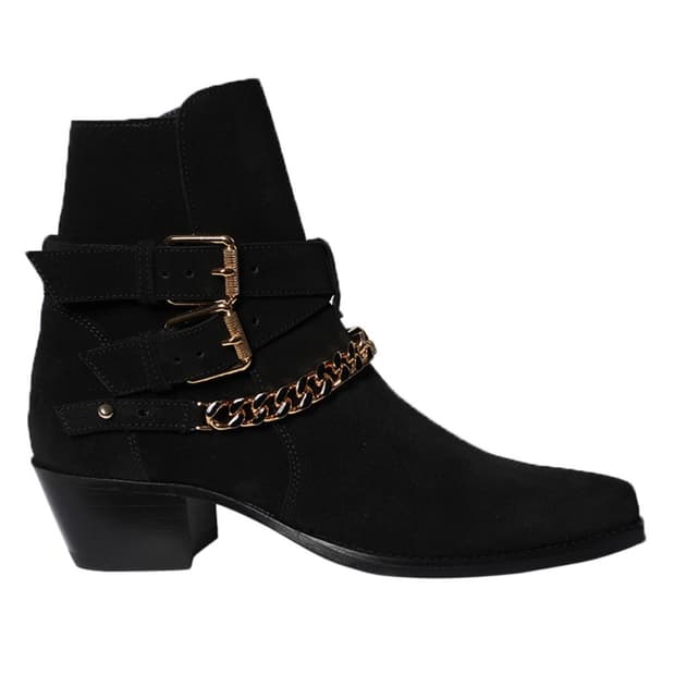 아미리 조드퍼 체인 스웨이드 부츠