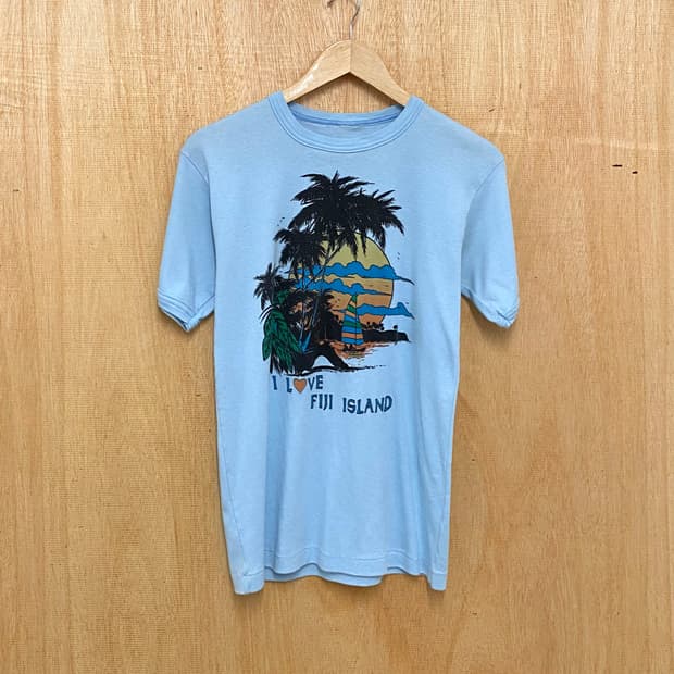 90s 'I ♡ FIJI ISLAND' t-shirt 아이러브 피지
